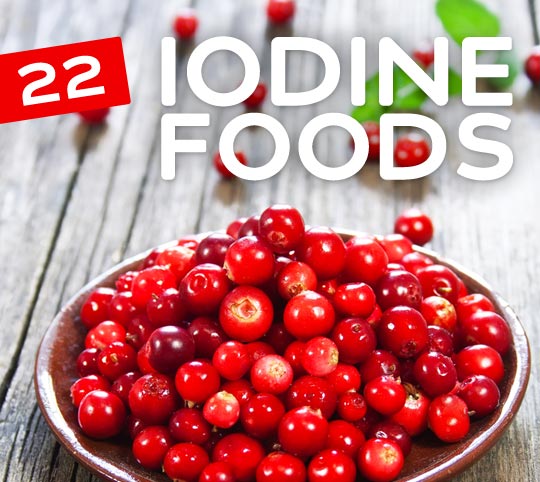 iodine rich foods