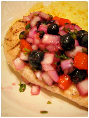 Red White and Blue Grilled Chicken