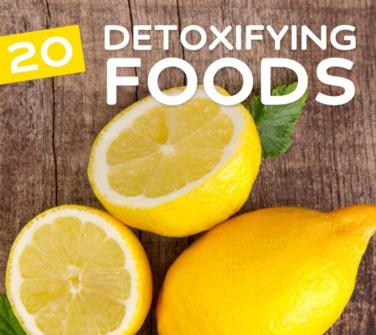 20 foods that detox your body & mind