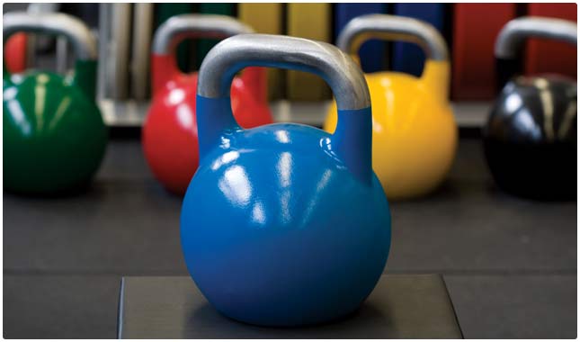 kettlebells