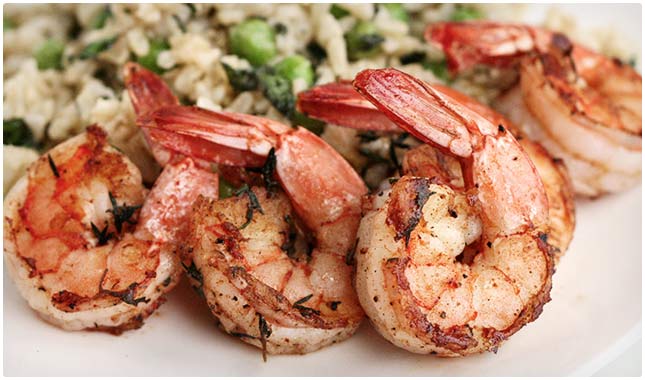 bbq rubbed shrimp