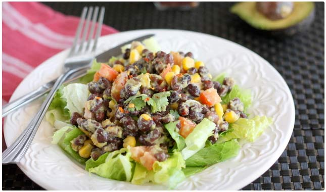 black bean salad