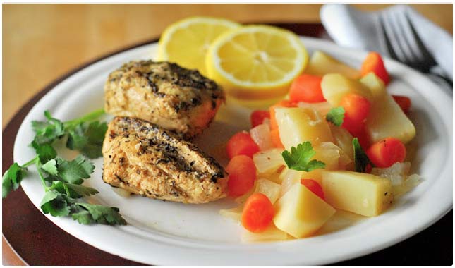 lemon crock pot chicken