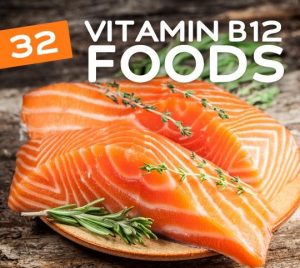 32 Foods High in Vitamin B12- an essential vitamin for everything from maintaining energy levels to healthy skin & hair.