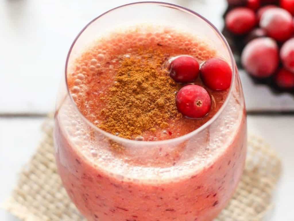 Cranberry detox smoothie