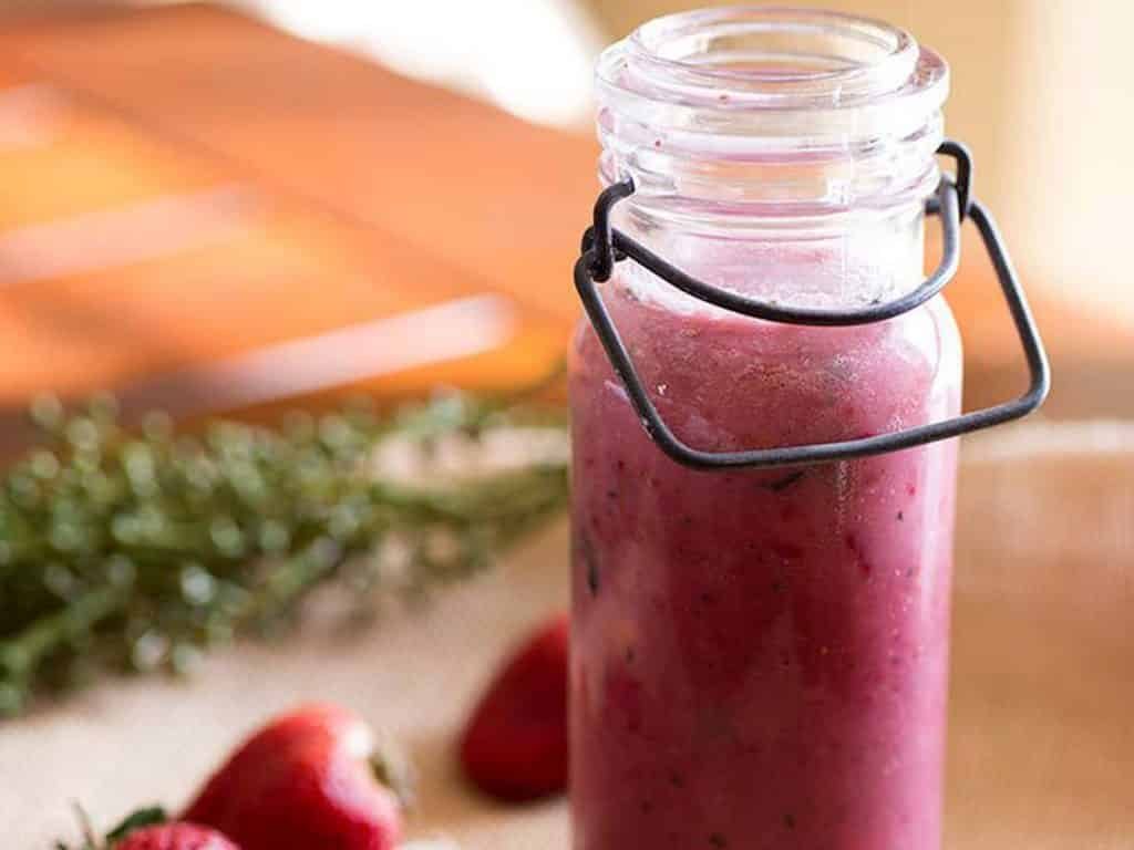 Immune boosting strawberry smoothie