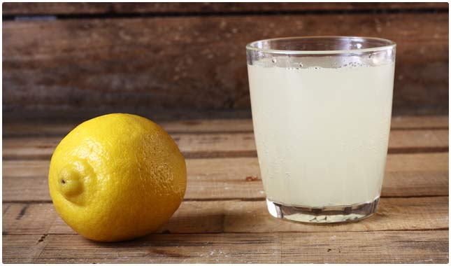 lemon water