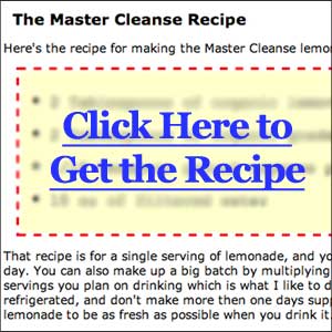 master cleanse