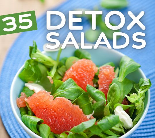 35 Detox Salad Recipes- to cleanse your body.