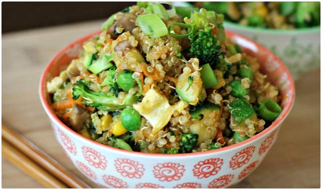 quinoa fried rice