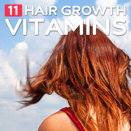 11 Essential Vitamins for Hair Growth- great list of vitamins that will help you grow stronger, healthier hair faster.