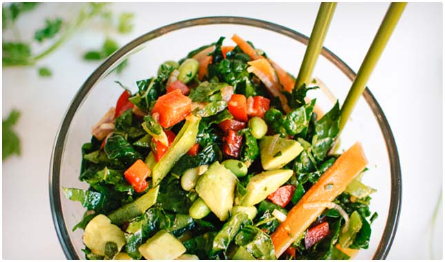 chopped kale salad