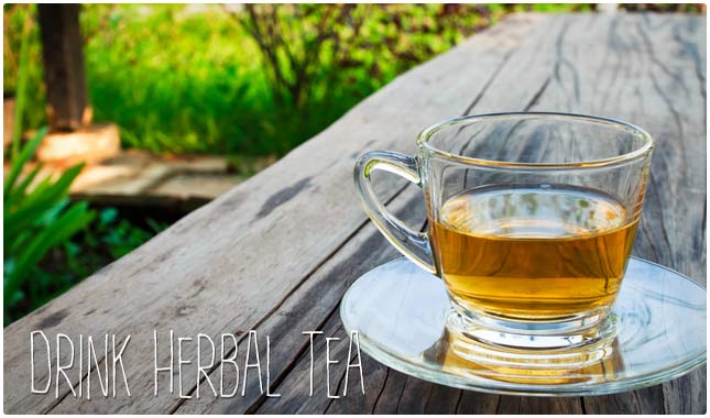 drink herbal tea