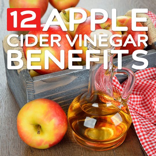 12 Benefits of Apple Cider Vinegar- lowers blood pressure, effective acne treatment & much more.