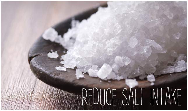 reduce salt intake