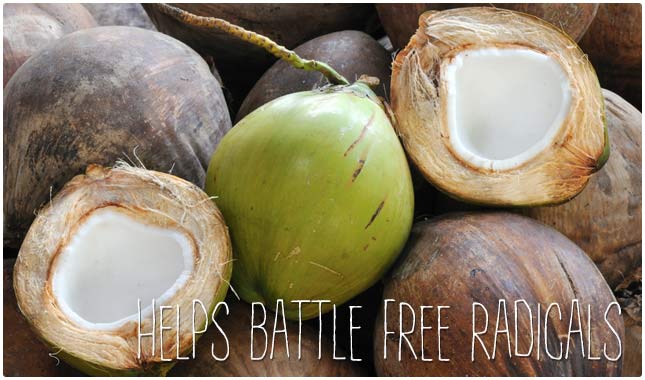 coconut water and free radicals