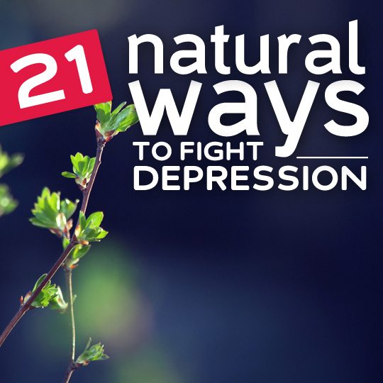 How to fight depression naturally…