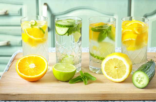 lemon water