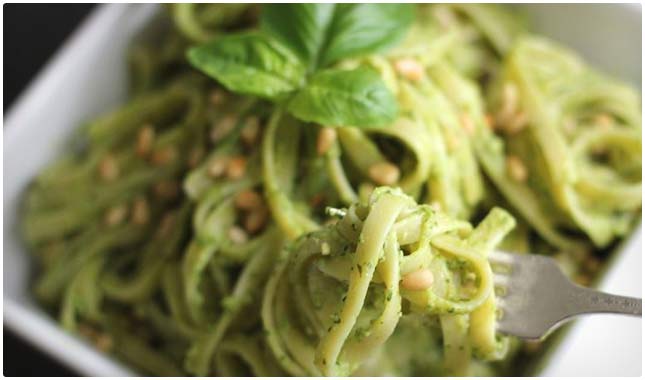 avocado pesto linguine