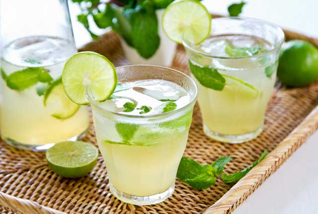 lime and ginger detox