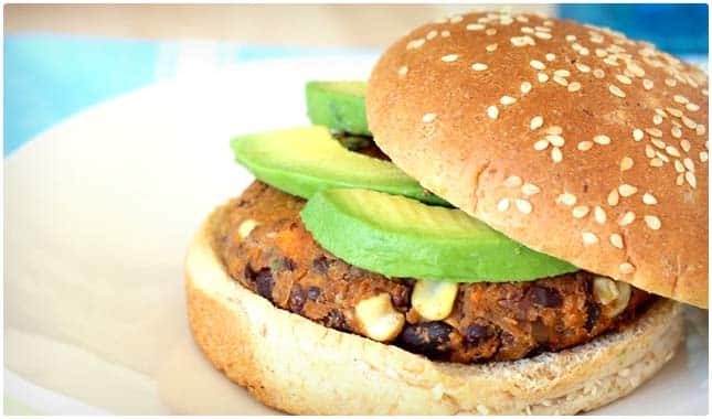 sweet potato and black bean burgers