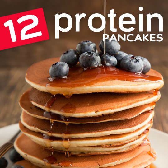 These protein packed pancakes are the perfect way to start out your day…
