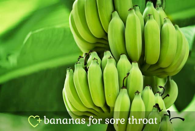 Bananas for Sore Throat