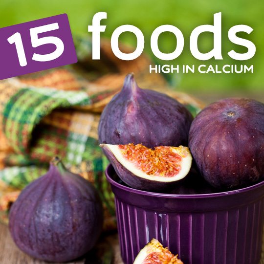 Some of these calcium rich foods may surprise you…