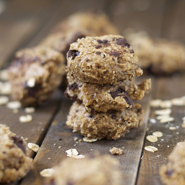 This is one of my go-to healthy oatmeal cookie recipes! They only last a couple of hours at my house. SO GOOD :)