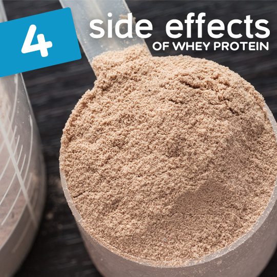 These are some potentially harmful side-effects of supplementing with whey protein…