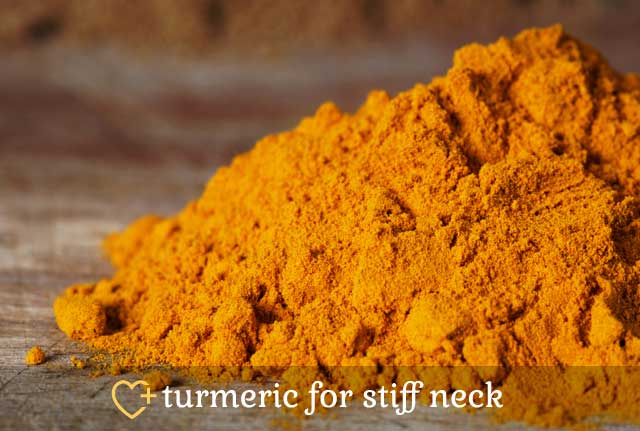 Turmeric for Stiff Neck