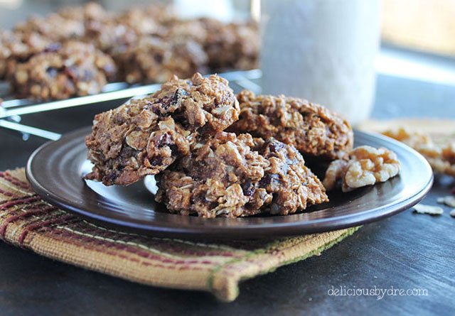 Walnut and Craisin Protein Cookies