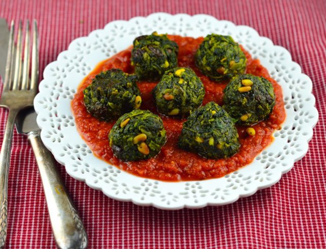 potassium rich spinach meatballs