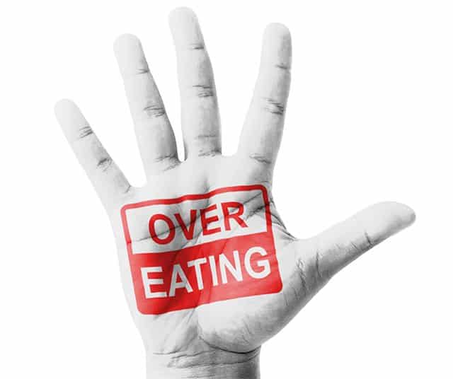 No overeating