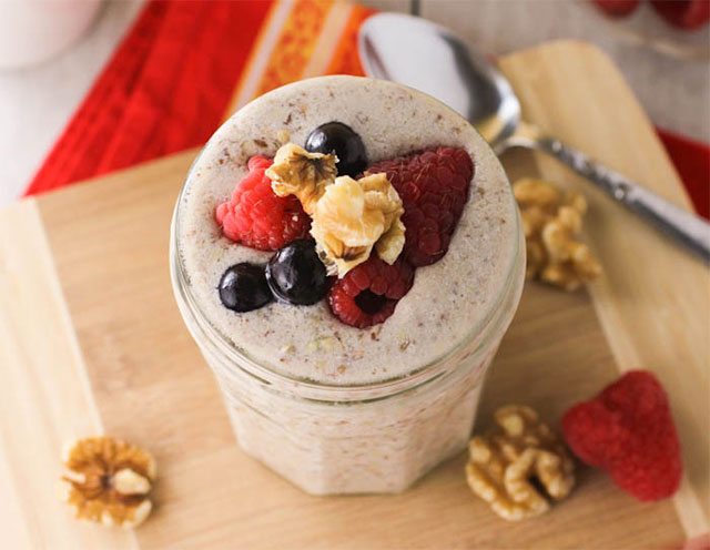 Overnight buckwheat mason jar recipe