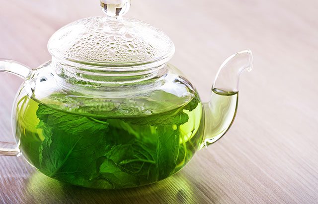 Peppermint tea for digestion