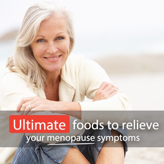 Foods against menopause symptoms