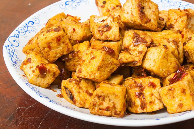 Fried tofu