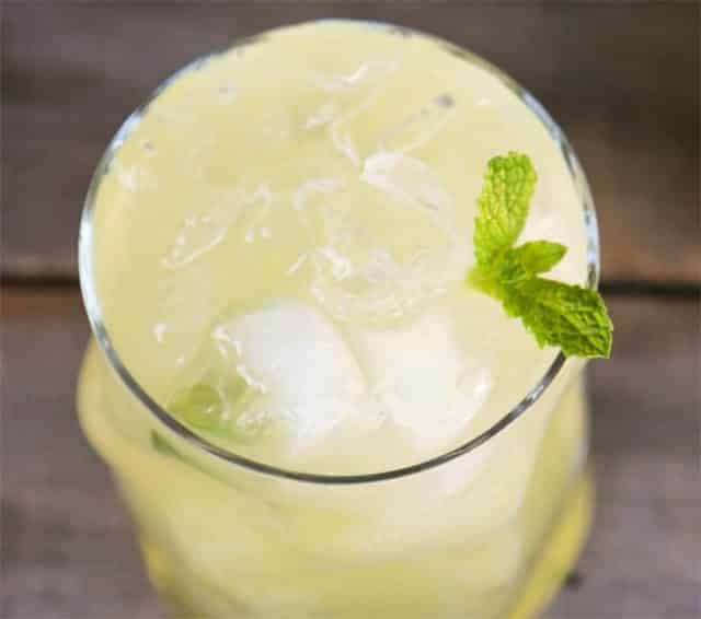 Pineapple mule mocktail