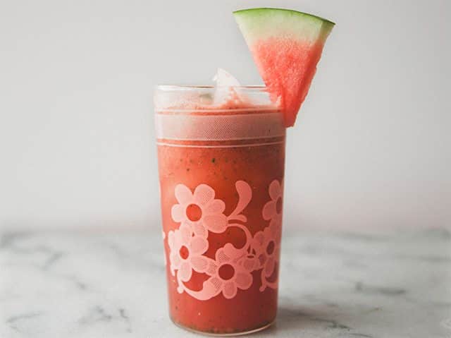 Watermelon mint aqua fresca