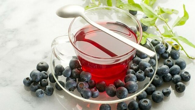 Slimming tea - bilberry