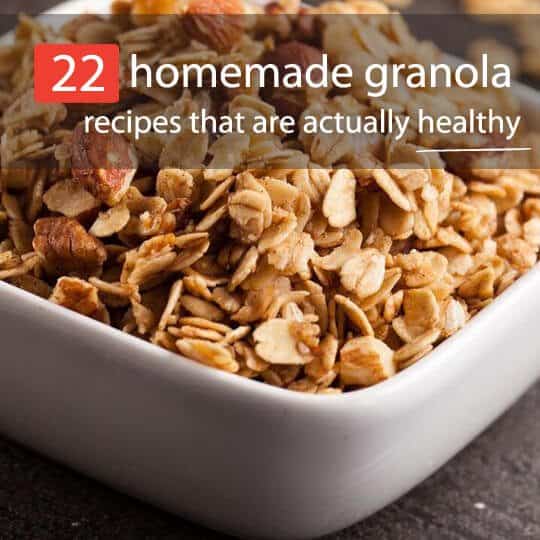 Not all granola is healthy. Most store-bought granolas are loaded with sugar and unhealthy fats. Instead, check out these 22 healthy homemade granola recipes.