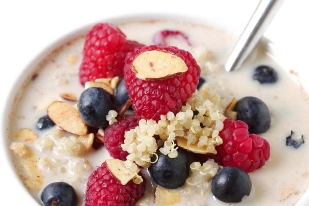 Blueberry breakfast quinoa