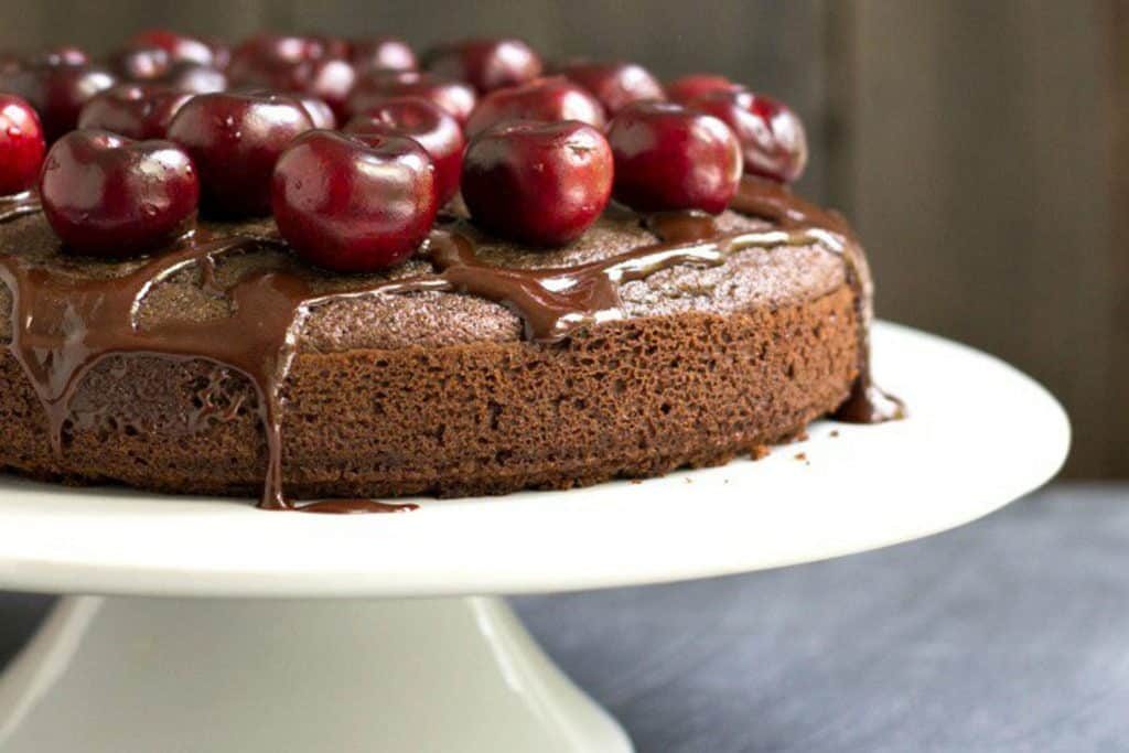 Chocolate cherry cake