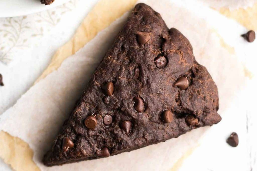 Triple chocolate scones