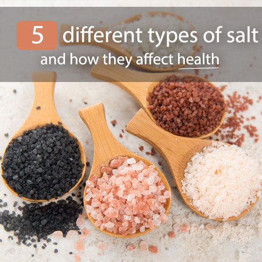 To salt or not to salt ... that is the question! See the top 5 different types of salt and how they affect health. 