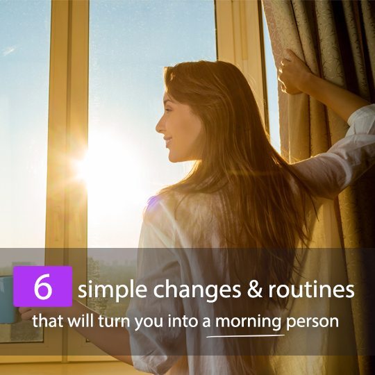 All it takes is a few simple added and changed routines and habits to become one of those bubbly morning people you envy! Check out this guide...