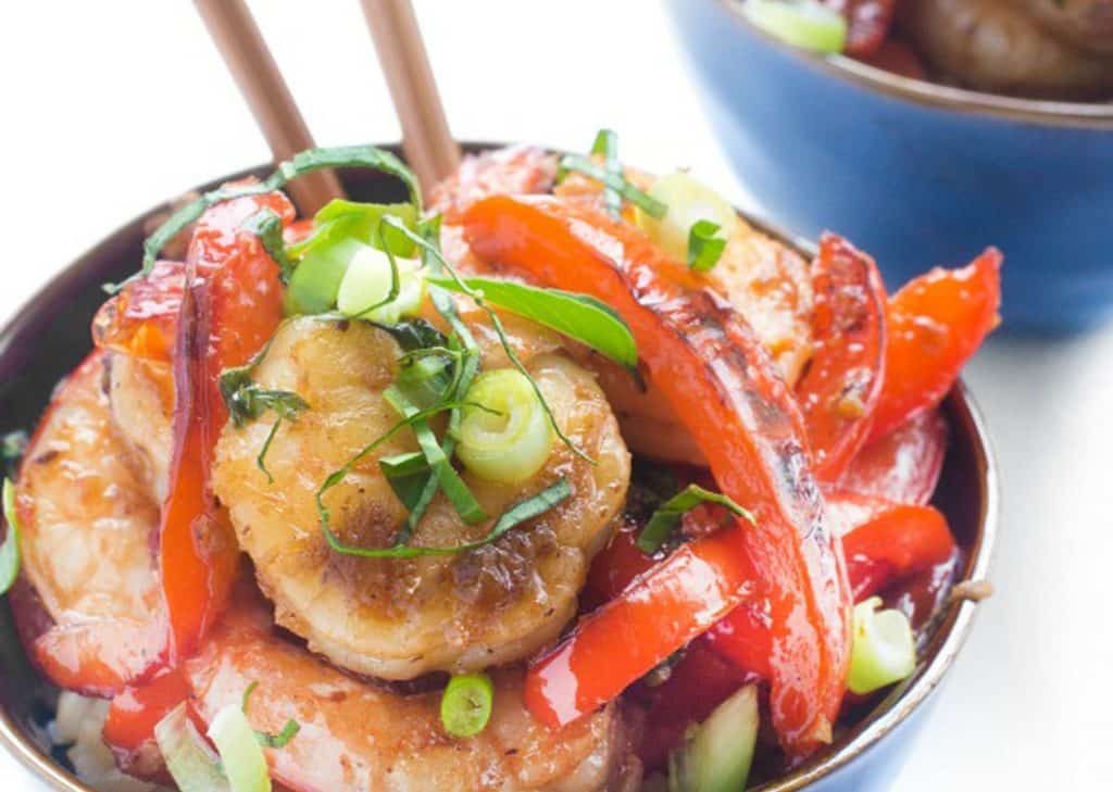 Thai Basil Shrimp