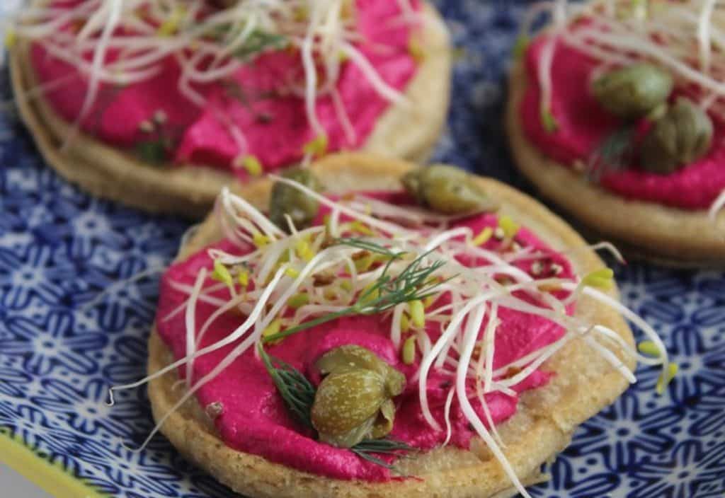 Beetroot Cashew Cheese