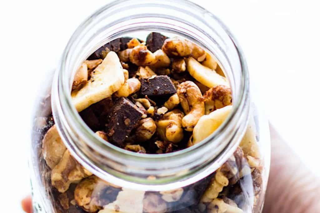 Chunky monkey paleo trail mix